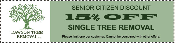 Dawson Tree Removal Senior Citizen Discount